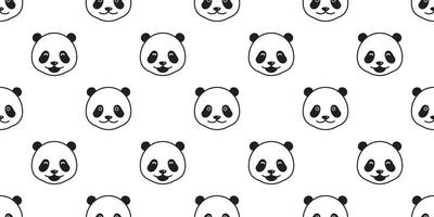 Urso desatado vetor polar Urso padronizar panda isolado papel de parede fundo