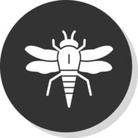 design de ícone de vetor de libélula