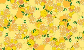 laranja frutas fundo padronizar vetor ilustração