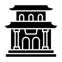 estilo de ícone do pagode vetor