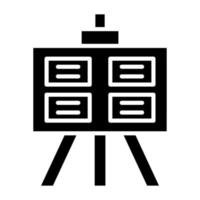 estilo de ícone de storyboard vetor