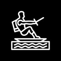 design de ícone de vetor de esqui aquático