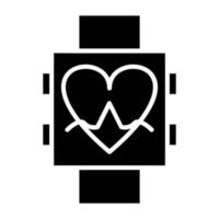 estilo de ícone do smartwatch vetor