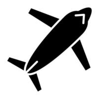 estilo de ícone de avião vetor