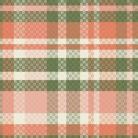 desatado tartan xadrez padronizar com textura e pastel cor. vetor