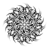 mandala tribal Sol vetor