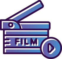 design de ícone de vetor de filmagem