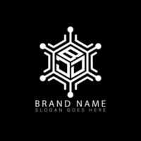 bjd criativo tecnologia monograma iniciais carta logotipo conceito. aoe único moderno plano abstrato vetor polígono forma carta logotipo.