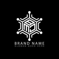bmj criativo tecnologia monograma iniciais carta logotipo conceito. aoe único moderno plano abstrato vetor polígono forma carta logotipo.