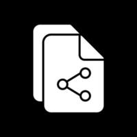 compartilhar arquivos vetor design de ícone