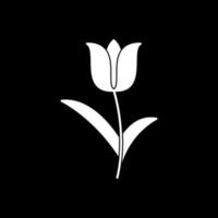 design de ícone de vetor de tulipa