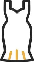 design de ícone de vetor de vestido de coquetel