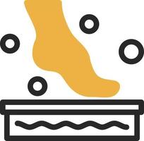 design de ícone de vetor de spa para pés