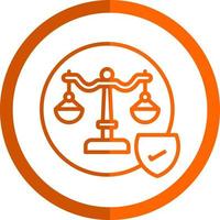 design de ícone de vetor de movimento de direito civil
