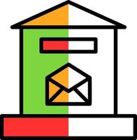 design de ícone de vetor de caixa de correio