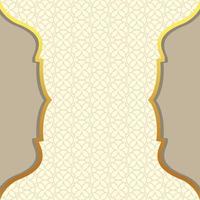moldura retangular com fundo de ornamento árabe tradicional para cartão de convite. ramadan kareem. design moderno da capa. ilustração vetorial. feriado islâmico. modelo de cartaz muçulmano mês Ramadã. vetor