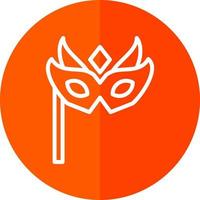 design de ícone de vetor de máscara de ano novo