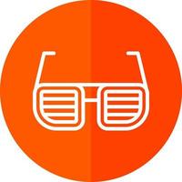 design de ícone de vetor de óculos divertido