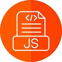 design de ícone de vetor de arquivo javascript