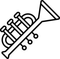 estilo de ícone de trombeta vetor