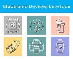 eletrônico dispositivos vetor ícone conjunto