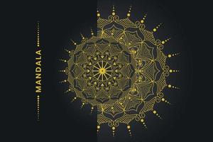 design de mandala ornamental de luxo vetor