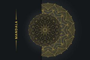 design de mandala ornamental de luxo vetor