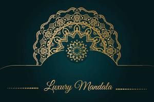 design de mandala ornamental de luxo vetor