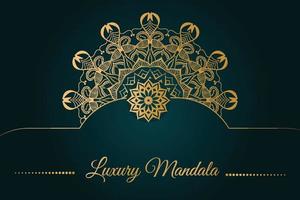 design de mandala ornamental de luxo vetor