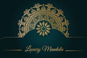 design de mandala ornamental de luxo vetor