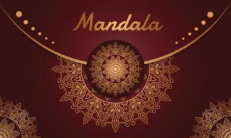 design de mandala ornamental de luxo vetor