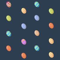 feliz Páscoa ilustração fundo coleções. vetor eps 10. rabisco desenho animado do ovo para celebração do Páscoa dia.