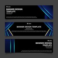 modelo de design de banner abstrato vetor