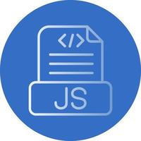 design de ícone de vetor de arquivo javascript