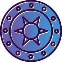 design de ícone de vetor de escudo de aço