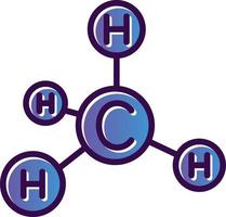 design de ícone de vetor de metano