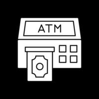 design de ícone de vetor de máquina atm