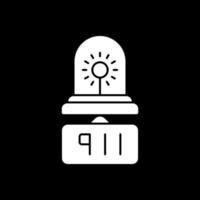 design de ícone de vetor de chamada 911