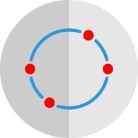 design de ícone de vetor de círculo de pontos