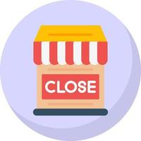 loja fechar design de ícone de vetor