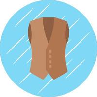 design de ícone de vetor de colete de casaco
