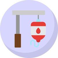 design de ícone de vetor de transfusão de sangue