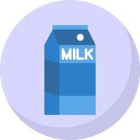 design de ícone de vetor de caixa de leite