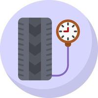 design de ícone de vetor de pressão de pneu