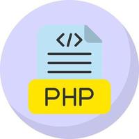 design de ícone de vetor de arquivo php