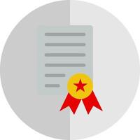 design de ícone de vetor de certificado