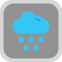 design de ícone de vetor de chuva de nuvem