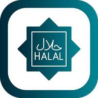 design de ícone de vetor halal