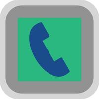 design de ícone de vetor quadrado de telefone