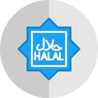 design de ícone de vetor halal